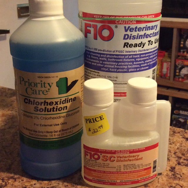 Cleaning Supplies And Medications